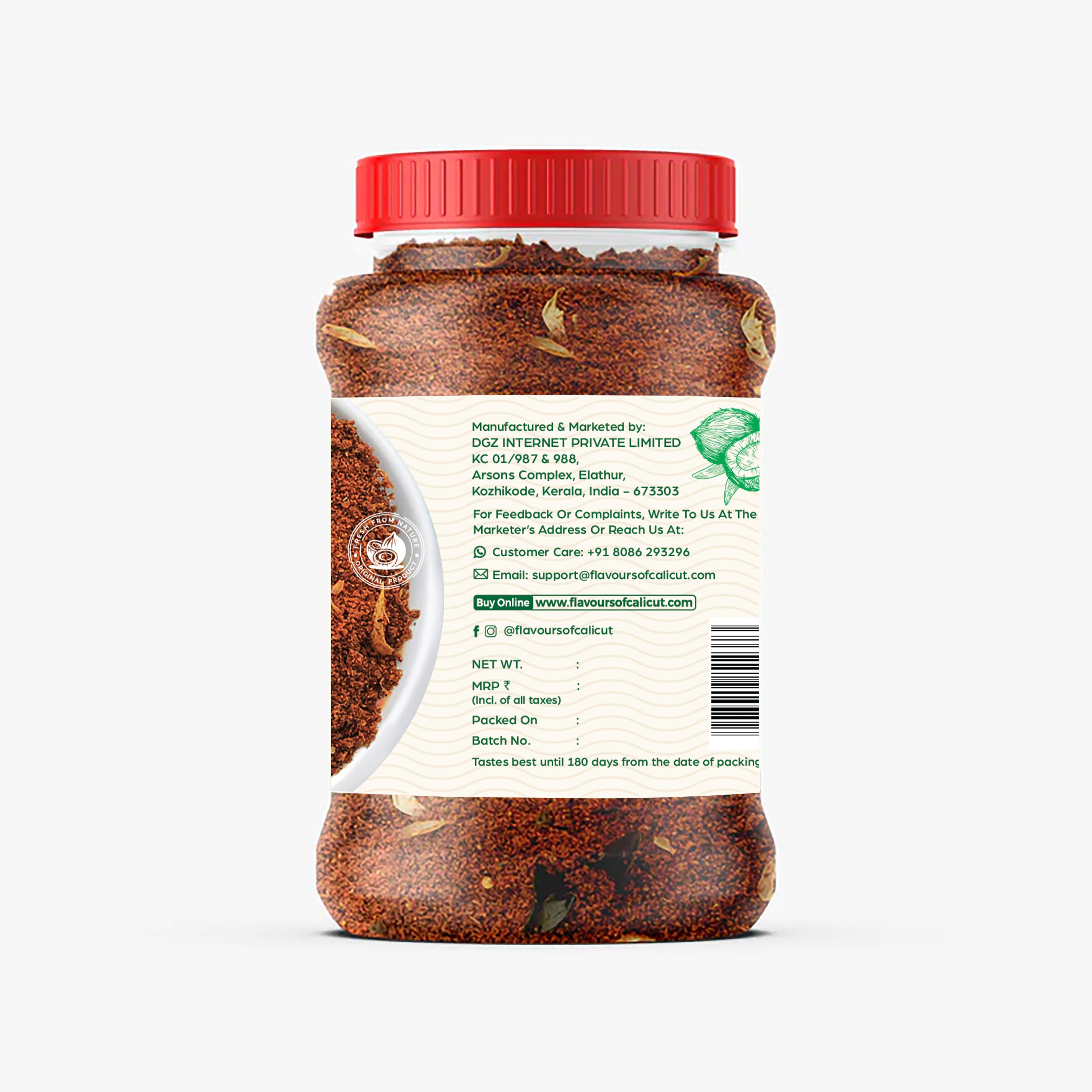 Flavours of Calicut Coconut Chutney Powder 100g