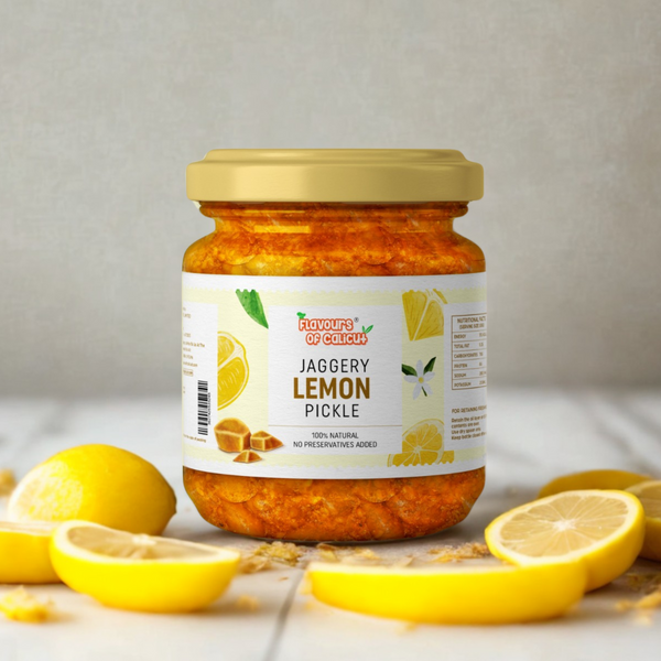 Homemade Jaggery Lemon Pickle (200g)