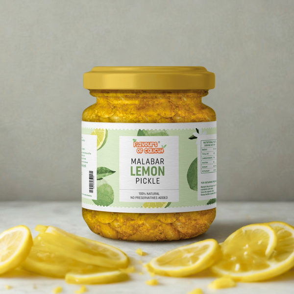 Homemade Malabar Lemon Pickle (200g)