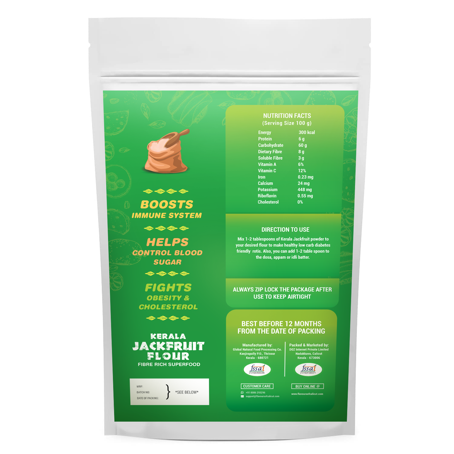 Kerala Jackfruit Flour